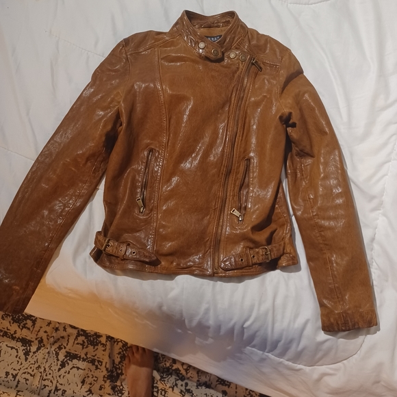 Ralph Lauren Jackets & Blazers - Ralph Lauren Brown Leather Women's Jacket